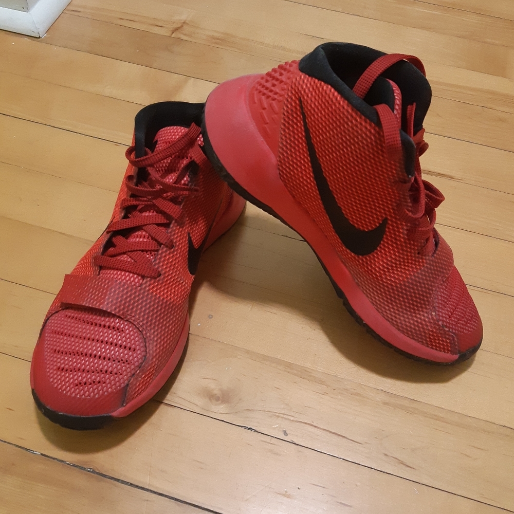 Red basketball KD Nikes